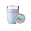 Cooles Hubschrauber Motiv mit Wunschname - Personalisierter Lunchpot Ellipse Mini