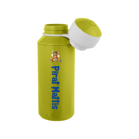 Cooler Pirat mit Papagei und Wunschname - Personalisierte Mepal Campus Wasserflasche Pop-up