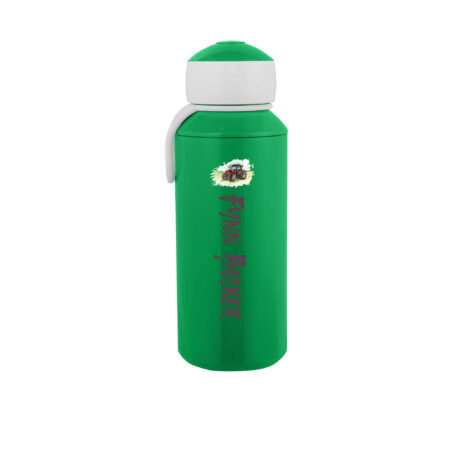 Cooler Roter Trecker mit Wunschname - Personalisierte Mepal Campus Wasserflasche Pop-up