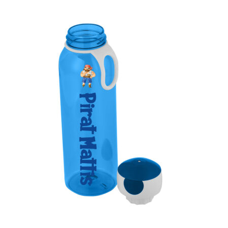 Cooler Pirat mit Holzbein und Wunschname - Personalisierte Mepal Campus Wasserflasche Pop-up
